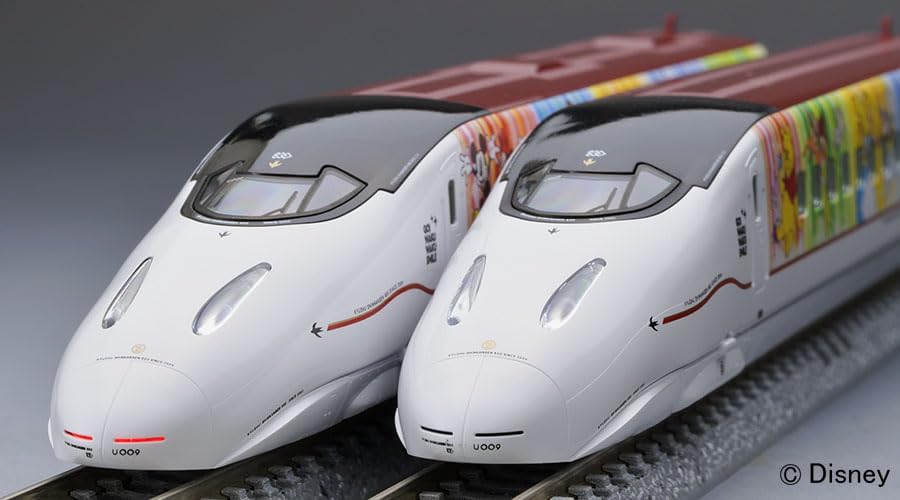 TOMIX 97945 vía N Modelo especial Kyushu Shinkansen Serie 800 Serie 1000 JR Kyushu WAKU WAKU SMILE Shinkansen Set - BanzaiHobby