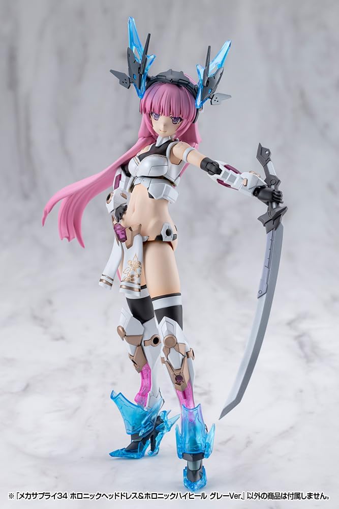 Kotobukiya MJ34J M.S.G Modeling Support Goods Mecha Supply 34 Holonic Head Dress & High Heels Gray Ver.