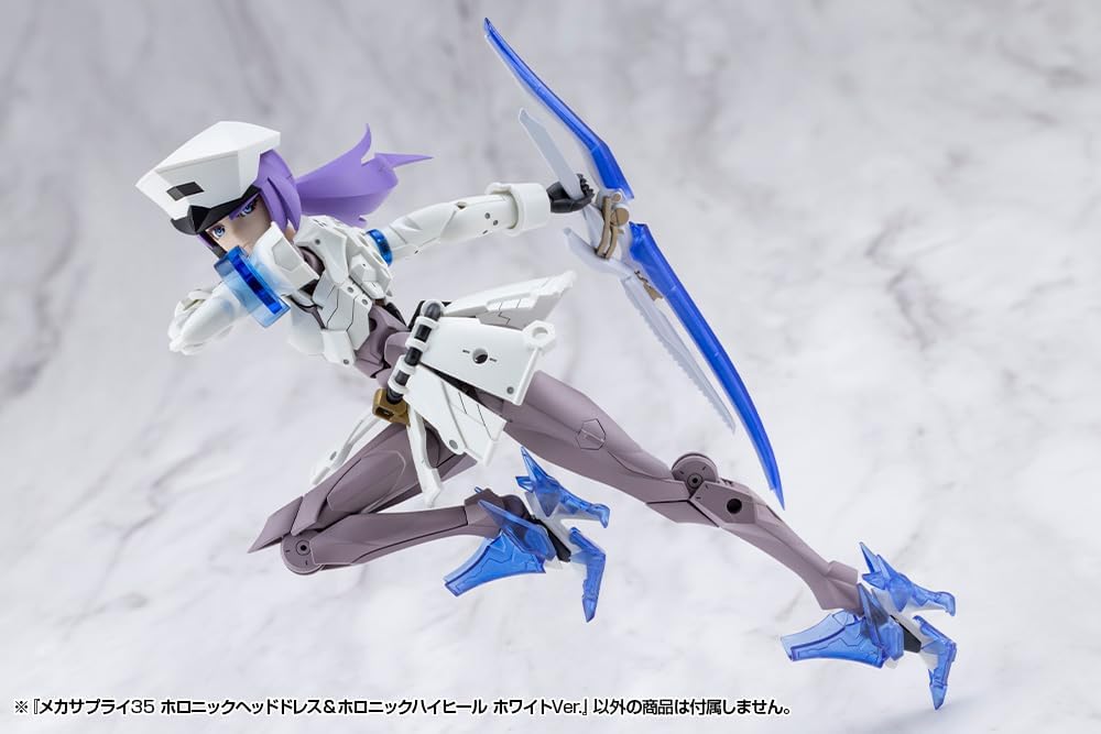 Kotobukiya MJ35J M.S.G Modeling Support Goods Mecha Supply 35 Holonic Head Dress & High Heels White Ver.