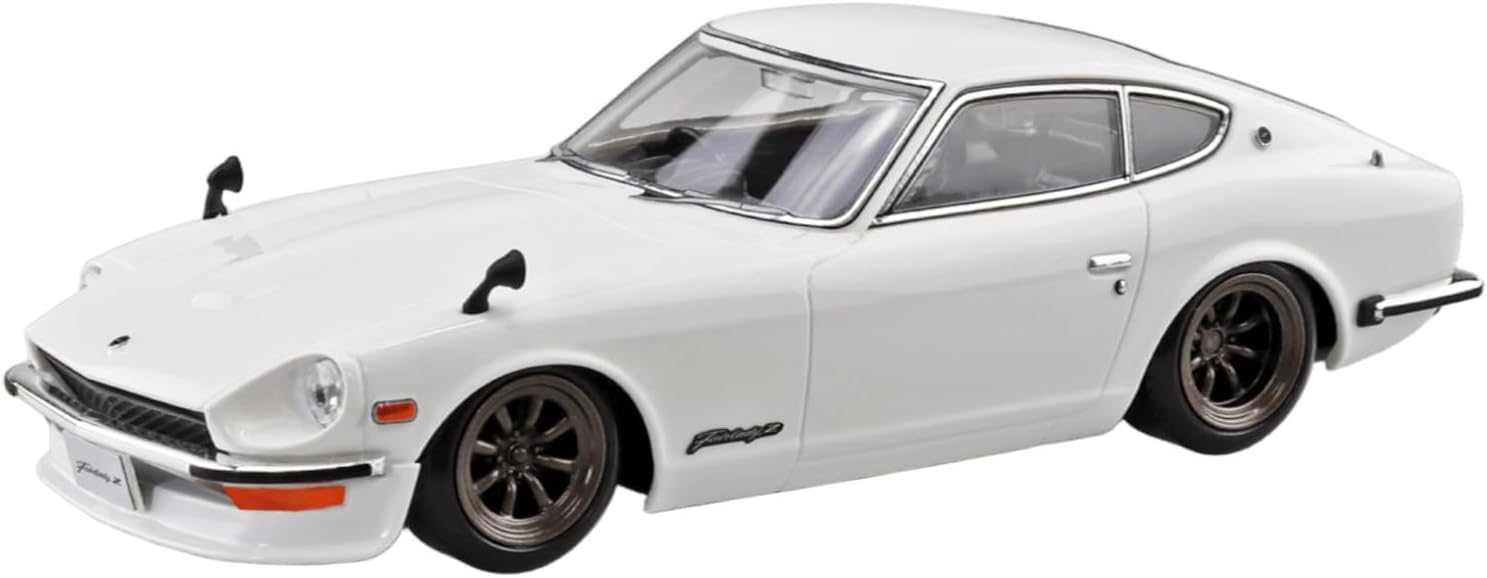 Aoshima 1/32 RakuPla Snap Kit No.15CU-WH No. Nissan S30 Fairlady Z Custom (White) - BanzaiHobby