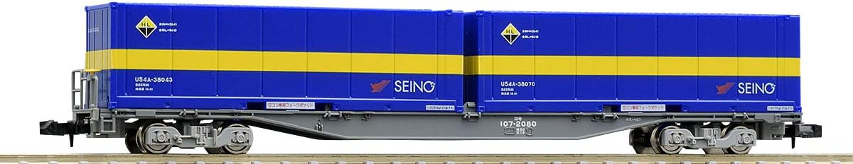 [PO JUL 2024] TOMIX N Gauge Koki 107 Expansion Type Seino Transport Container w/8731 Model Train Freight Car - BanzaiHobby