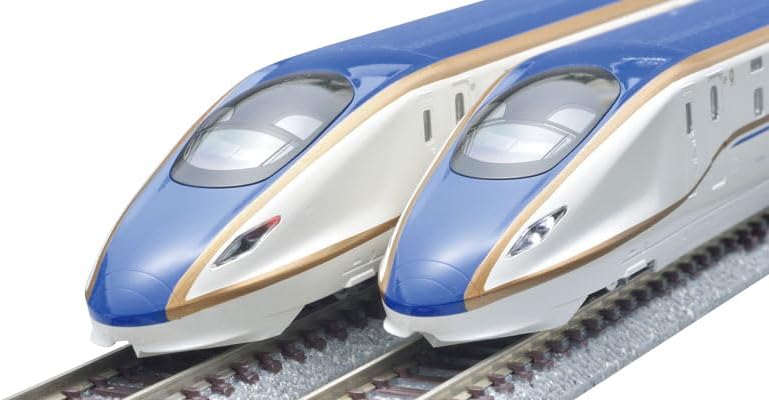 Tomix 90190 Series W7 Shinkansen Kagayaki (4 Cars Set) Starter Set (Rail Pattern A) (N scale) - BanzaiHobby