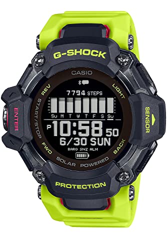 [Casio] G-Shock Watch Genuine Domestic Product G-SQUAD GPS Heart Rate Monitor with Bluetooth GBD-H2000-1A9JR Men's Yellow - BanzaiHobby