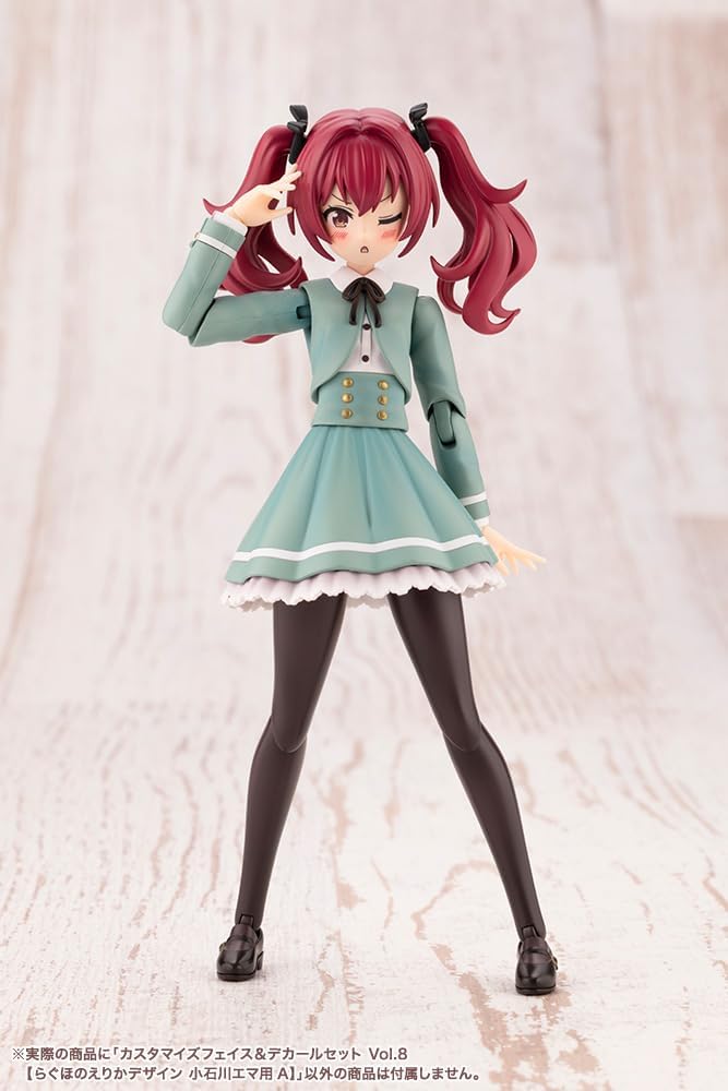 Kotobukiya JK072 1/10 Customized Face & Decal Vol.8 for Emma Koishikawa A (Sousai Shojo Teien)