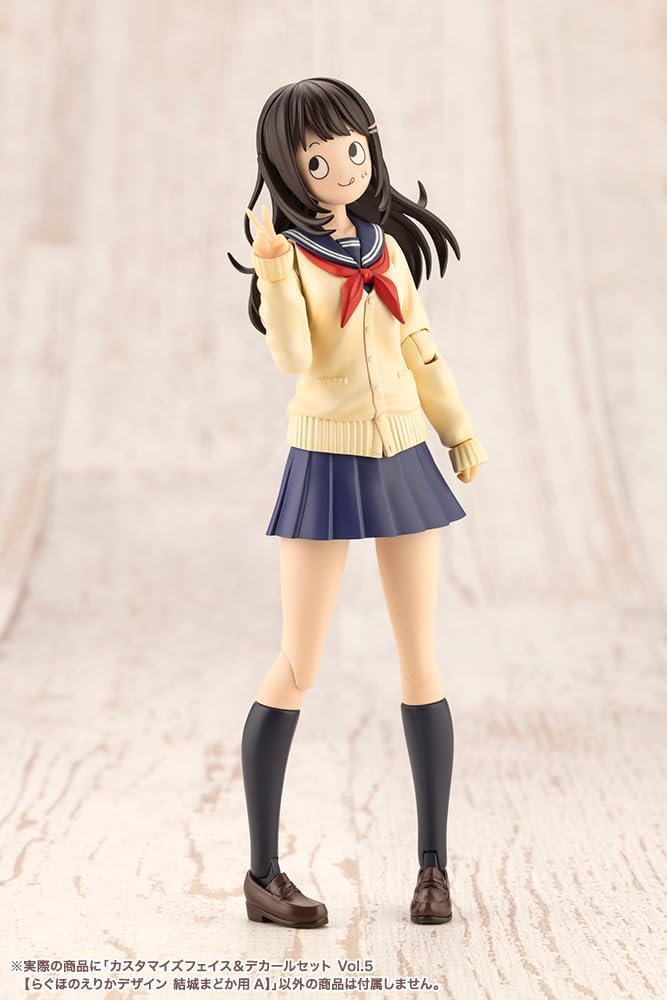 Kotobukiya JK058 1/10 Customized Face & Decal Set Vol.5 [Designed by Erika Raguho For Madoka Yuki A] (Sousai Shojo Teien) - BanzaiHobby