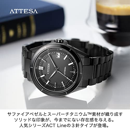 [Citizen] 腕時計 ATTESA 電波ソーラー 防水 シチズン CB3035-72E メンズ ブラック - BanzaiHobby