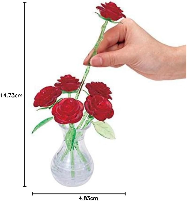 Beverly 502086 Rose Red Puzzle