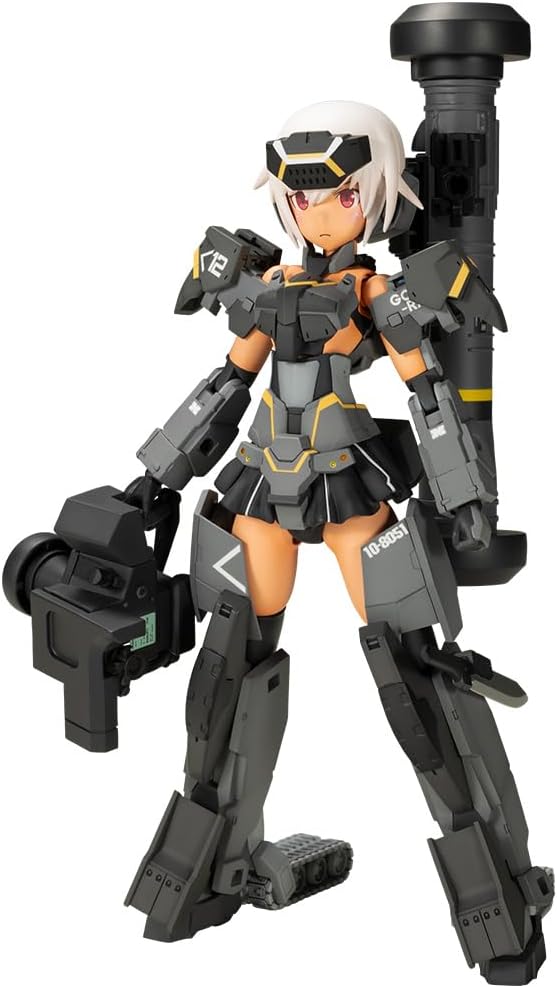 Kotobukiya Frame Arms Girl Gourai Kai [Black] with FGM148 Type Anti-Tank Missile - BanzaiHobby