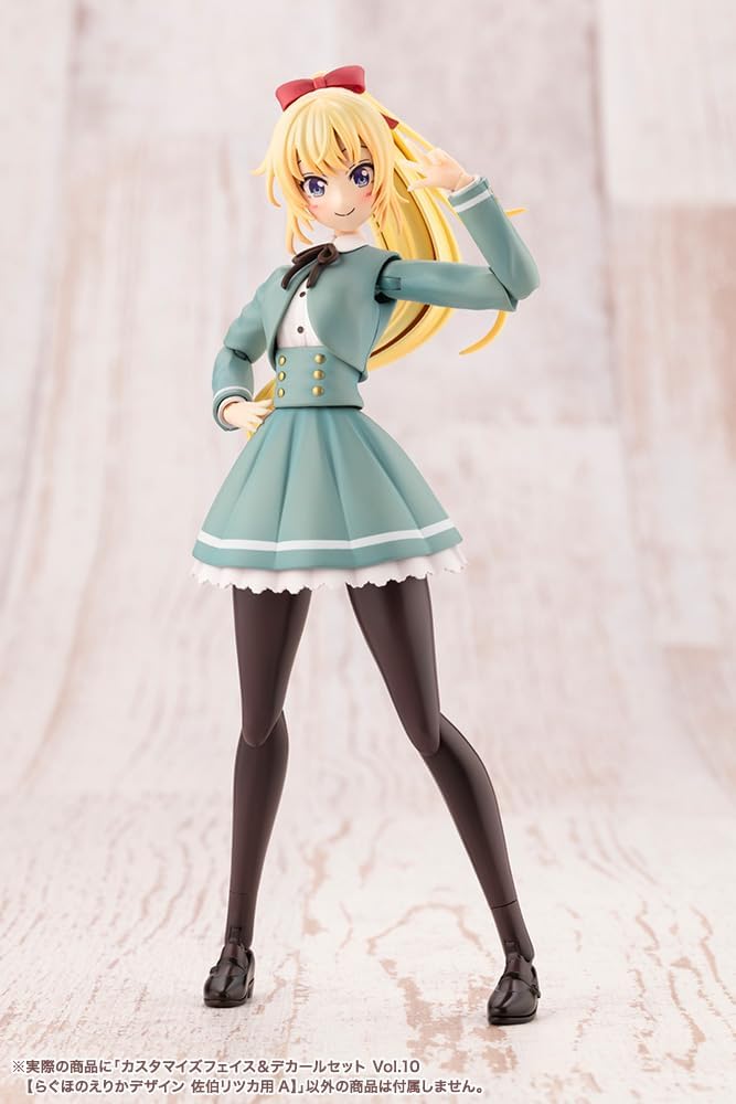 Kotobukiya JK074 1/10 Customized Face & Decal Set Vol.10 for Ritsuka Saeki A (Sousai Shojo Teien)