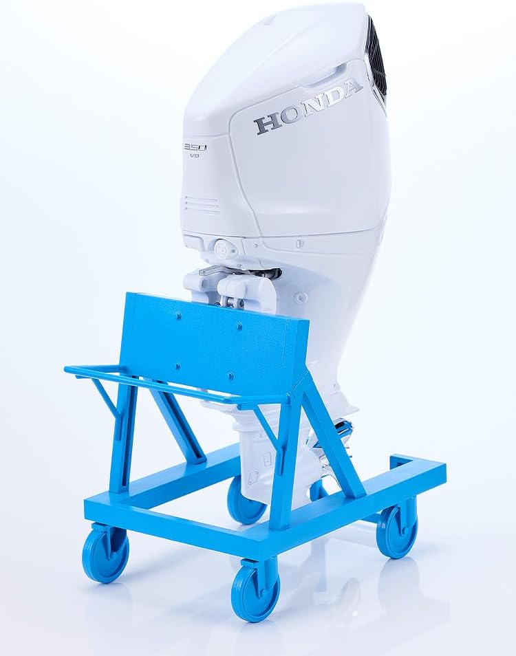 Max Factory 1/20 PLAMAX MF-97 minimum factory Minori with Honda BF350 Grand Prix White outboard motor - BanzaiHobby