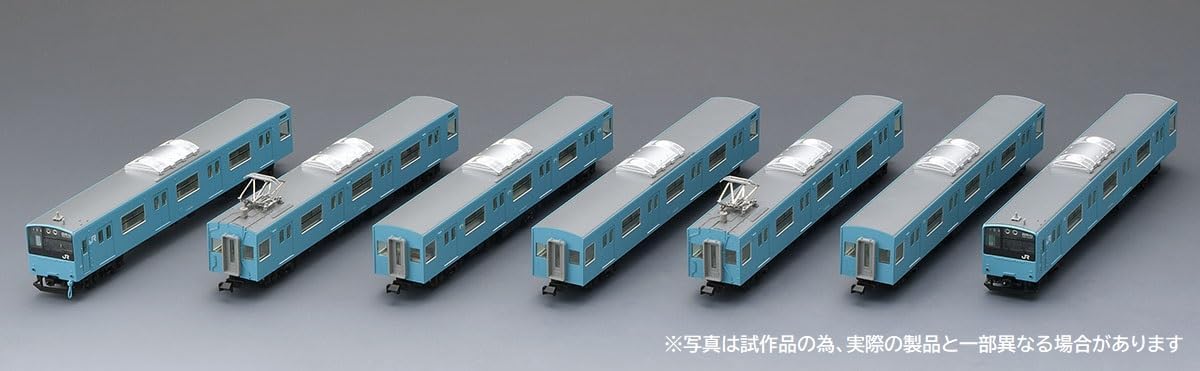 TOMIX 98855 N Gauge JR Commuter Train Series 201 (West Japan Railway 30N Renewed, Sky Blue) 7 Cars Set