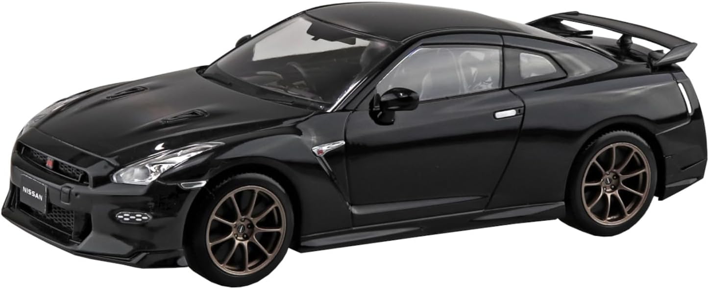 Aoshima 1/32 No.03-MB Nissan R35 NISSAN GT-R 2024 (Meteor Flake Black Pearl) - BanzaiHobby