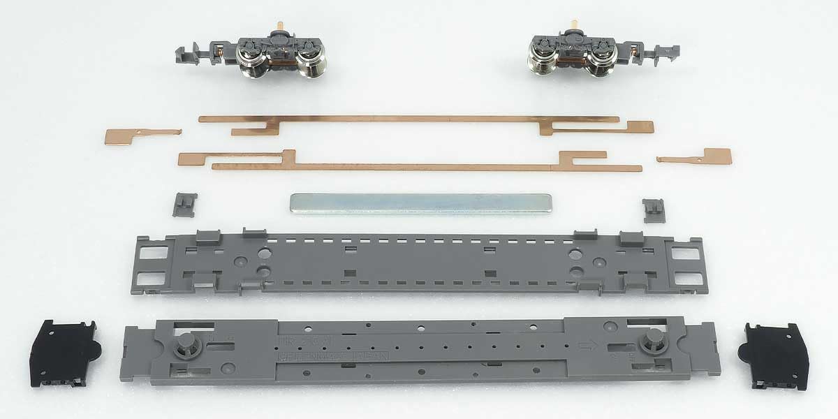 Green Max 5901 N Gauge Underfloor Bogie Set for 7000 Series (1 Car, No Power)