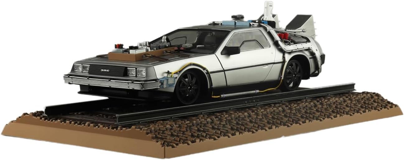 Aoshima 1/24 Movie Mecha No.BT-04 Time Machine from Back to the Future Part III Railroad