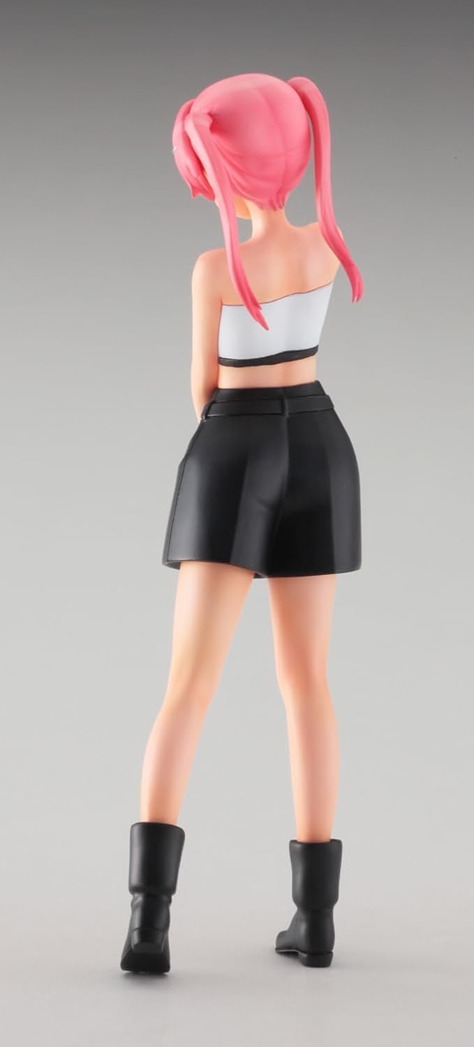 Hasegawa SP612 1/12 Egg Girls Collection No.45 Rio Asaka (Plain Clothes) Unpainted Resin Kit - BanzaiHobby