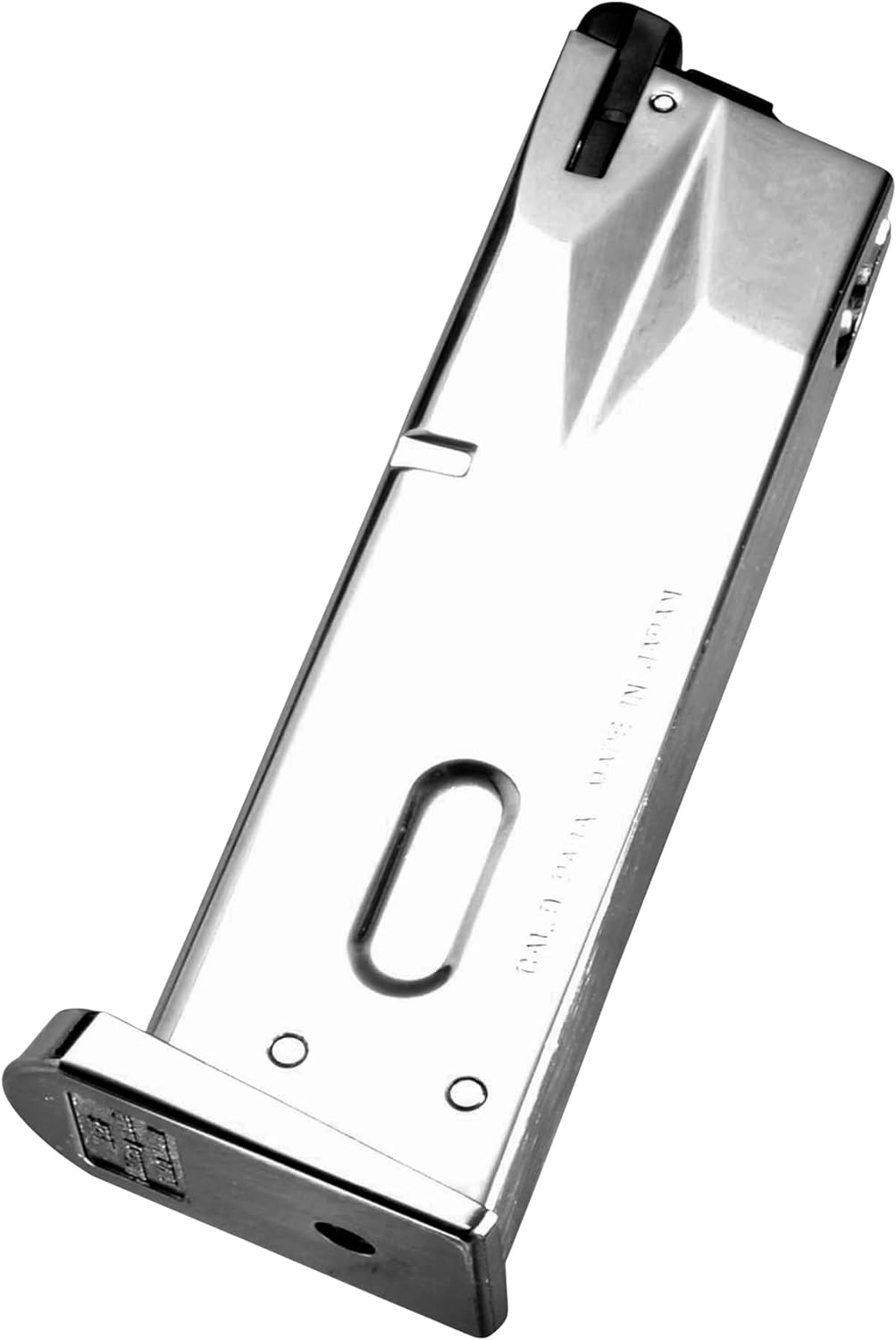 Tokyo Marui No.10 M92F Chrome Stainless Steel Magazine for Gas Blowback Gun