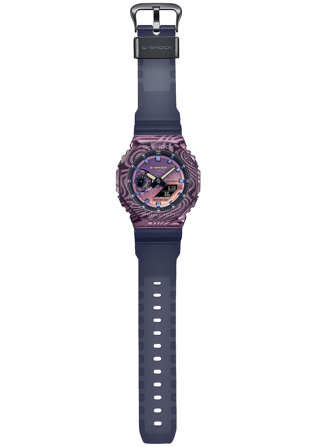 ジーショック [カシオ] 腕時計 【国内正規品】メタルカバード GM-2100MWG-1AJR メンズ ネイビー - BanzaiHobby