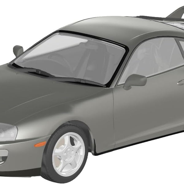 Aoshima 1/24 Rakupla Snap Car No. 08-GG JZA80 Supra 1996 Grayish