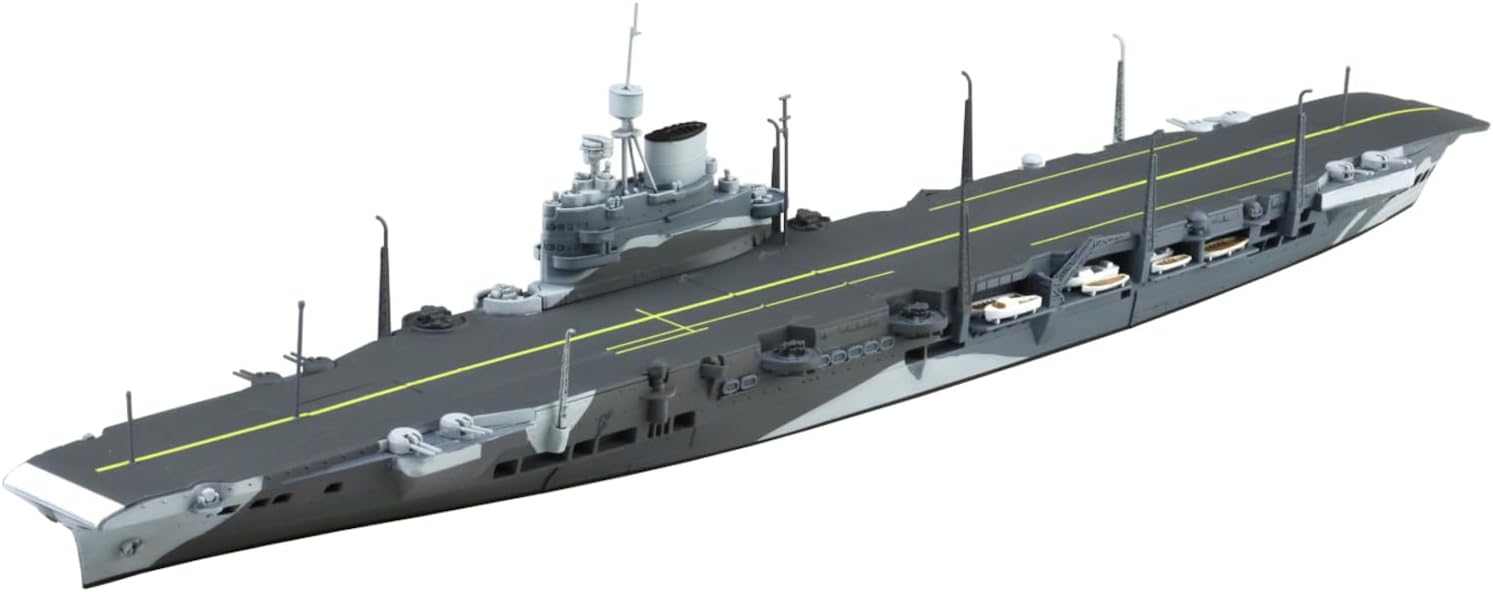 Aoshima WL718 1/700 British Royal Navy Aircraft Carrier Illustrious - BanzaiHobby