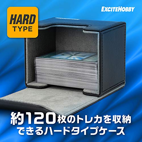 EXCITE HOBBY トレカ デッキケース トレーディング スリーブに入れたまま保存 カードケース 汎用的なトレーディングカードサイズに対応(スタンダート/スモール) マグネット開閉機能付き (タイプA(約120枚))