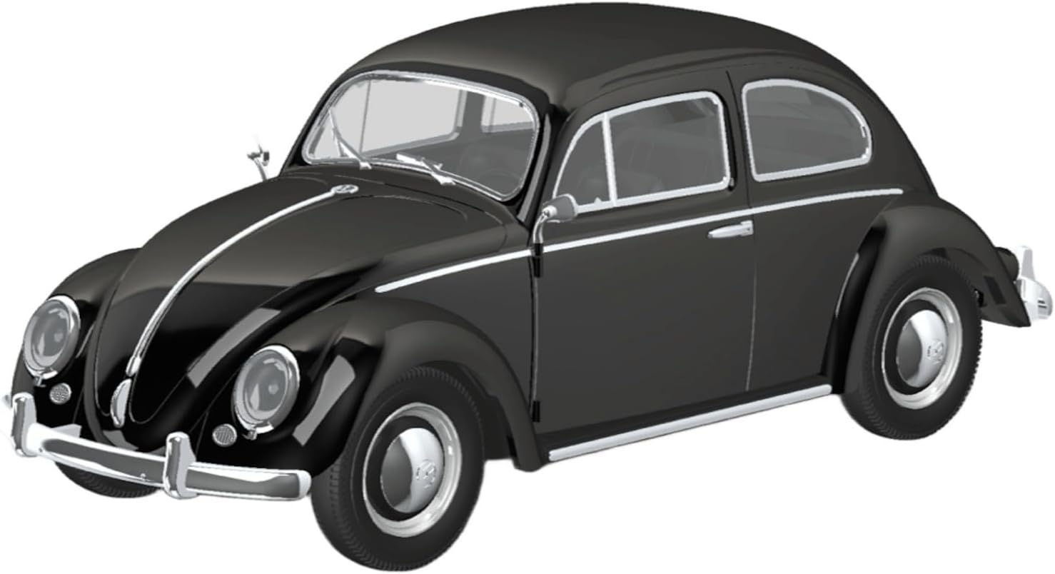 Aoshima 1/32 RakuPla Snap Kit No.20-BK Volkswagen Beetle (Black)