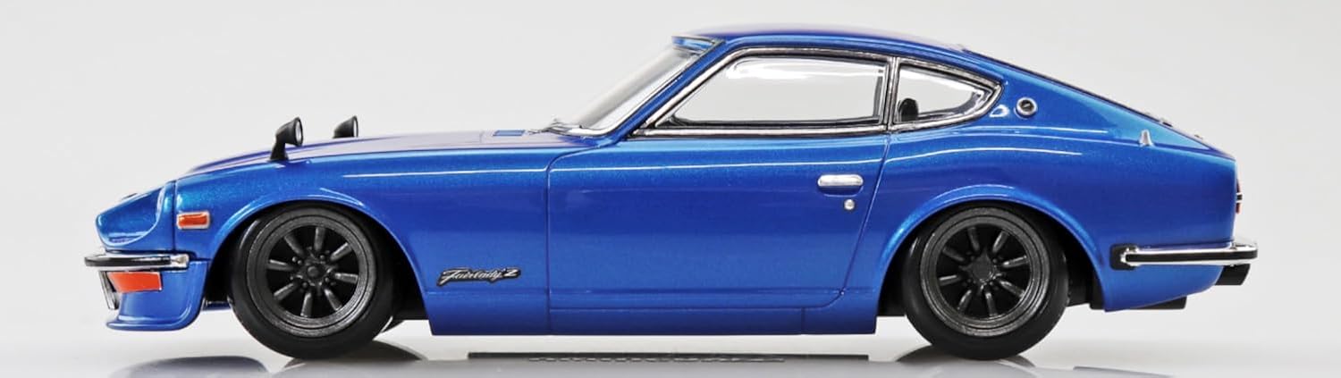 Aoshima 1/32 RakuPla Snap Kit No.15CU-BE Nissan S30 Fairlady Z Custom (Blue Metallic) - BanzaiHobby