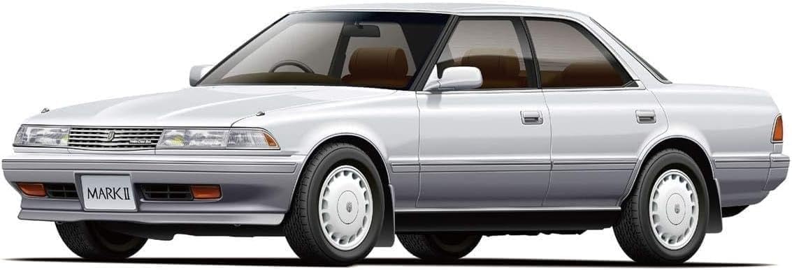 Aoshima 1/24 The Model Car No. 63 Toyota GX81 Mark II 2.0 Grande Twin Cam 24 1988 - BanzaiHobby