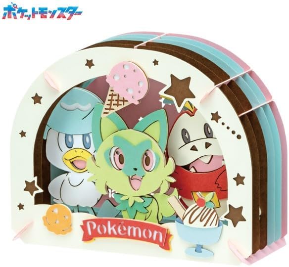 Ensky PT-337 Exciting Ice Cream Pokemon - Paper Theater