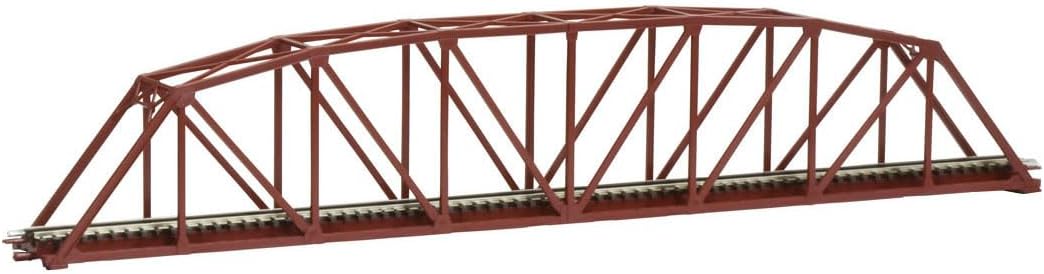 TOMIX 3278 N Gauge Single Track Curved Truss Bridge S420 F Red