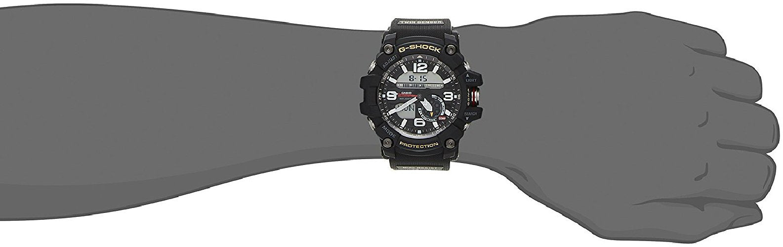 CASIO(カシオ) G-SHOCK Gショック マッドマスター MUDMASTER　GG-1000-1A　/　GG-1000-1ADR　クオーツ ワールドタイム表示 (国内品番　GG-1000-1AJF　と同型) 男性用 メンズ [並行輸入品]