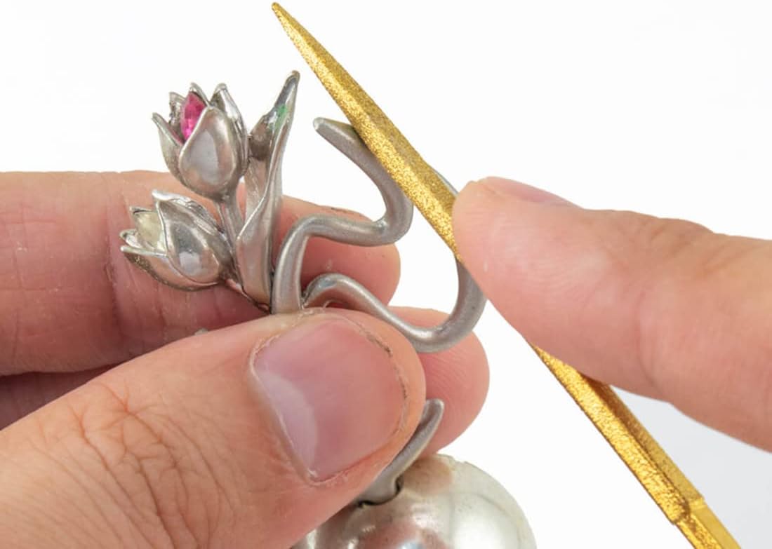 Mineshima I-200C Titanium Coated Diamond File #200 Square - BanzaiHobby
