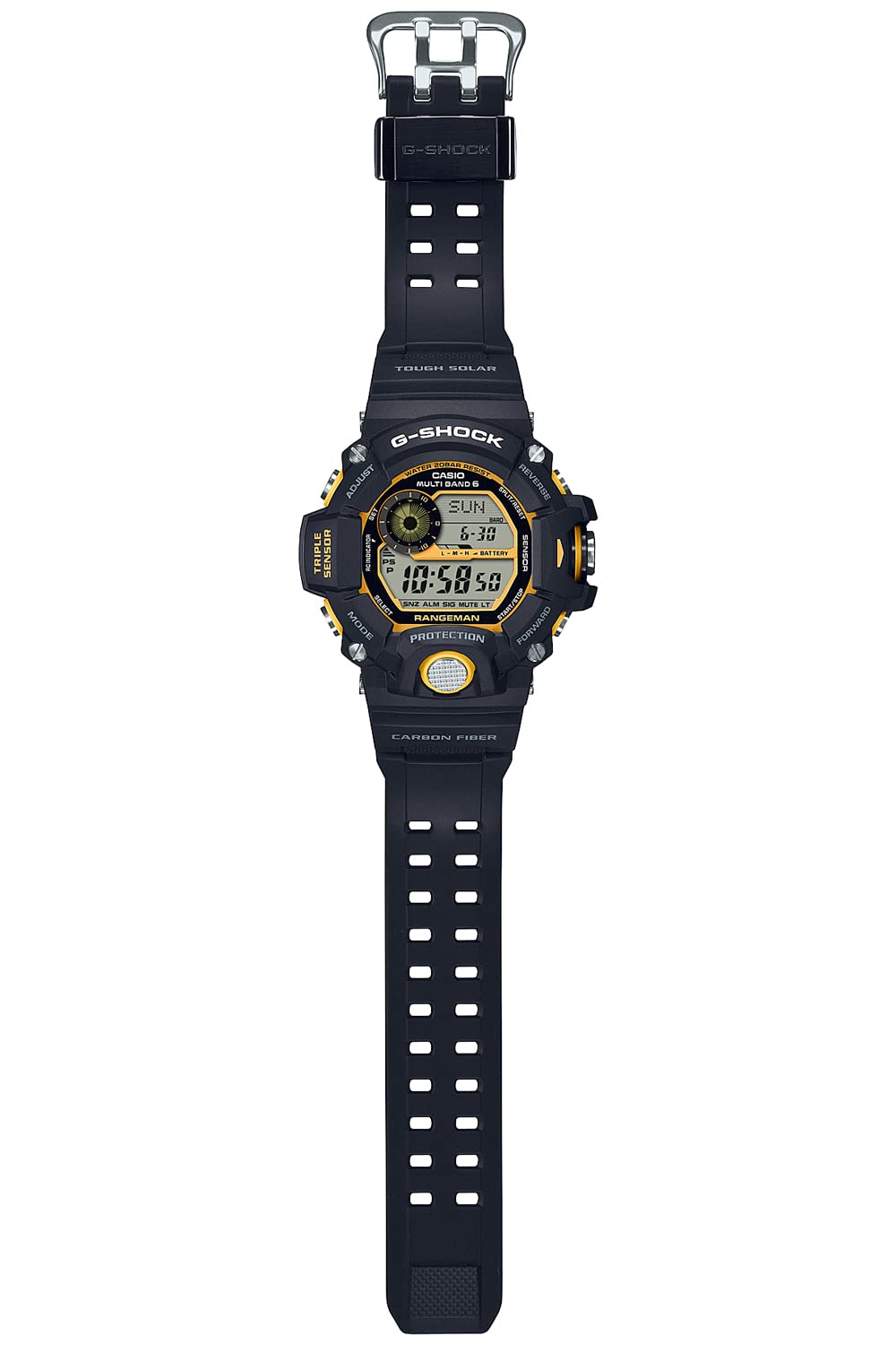 [G-SHOCK] [カシオ] 腕時計 【国内正規品】 RANGEMAN 電波ソーラー GW-9400YJ-1JF メンズ ブラック×イエロー - BanzaiHobby