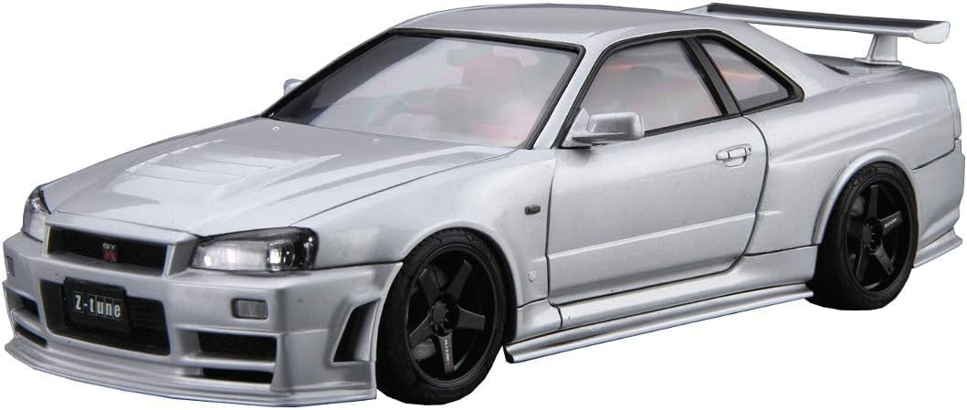 Aoshima 1/24 The Model Car No.34 Nismo BNR34 Skyline GT-R Z-tune '04