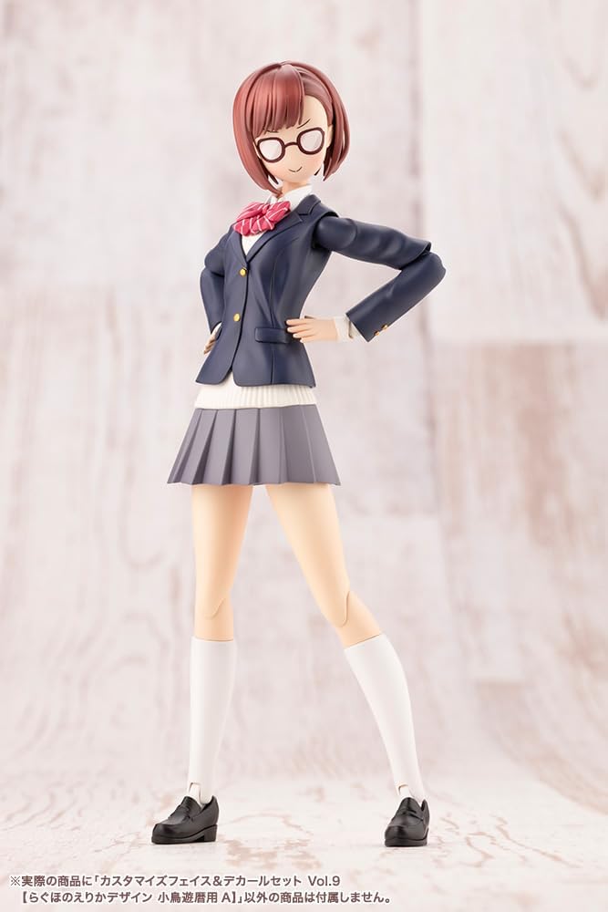 Kotobukiya JK073 1/10 Customized Face & Decal Set Vol.9 for Koyomi Takanashi A (Sousai Shojo Teien)