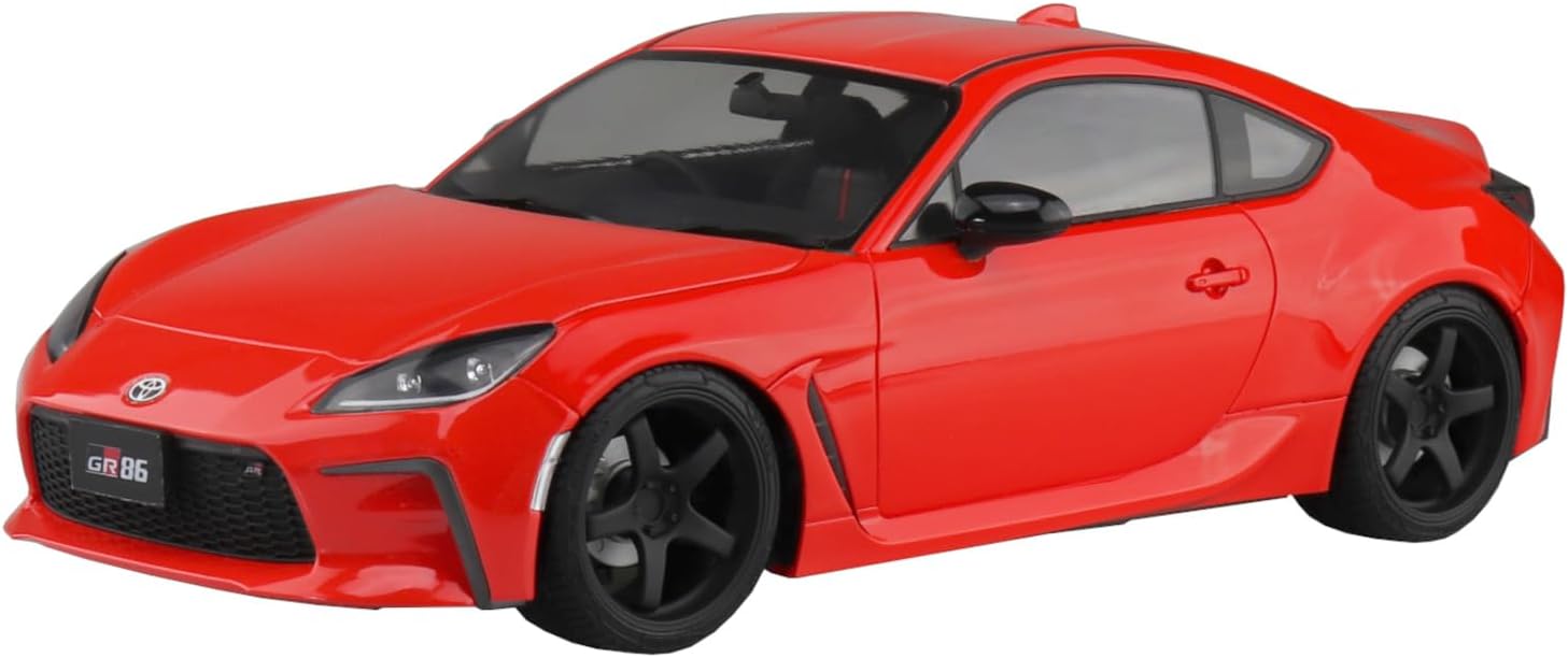 Aoshima 064214 1/24 Bunka Kyozai The Model Car Series SP13 Toyota ZN8 GR86 '21 Custom Wheels