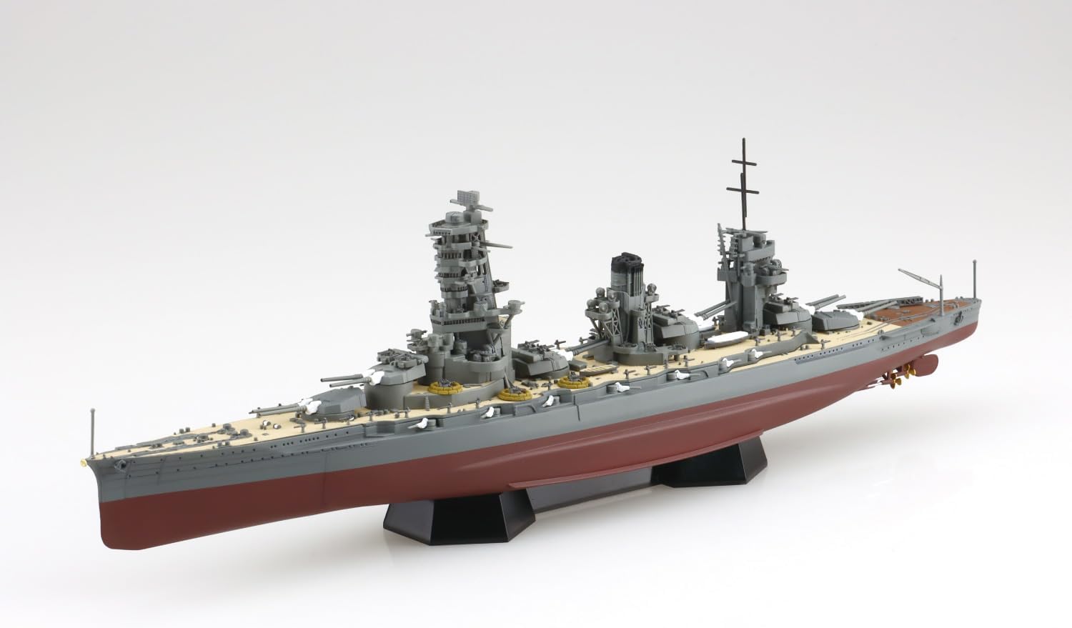 Aoshima 1/700 Full Hull IJN Battle Ship Yamashiro 1944 w/ Metal Barrel - BanzaiHobby