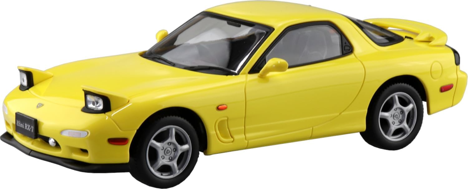 Aoshima 1/32 Raku Plastic Snap Kit No.04-CY Infini FD3S RX-7 Competition Yellow Mica