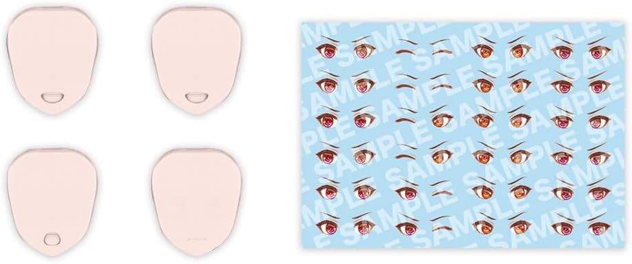KOTOBUKIYA 1/10 Scale Creative Girl Garden Customized Face & Decal Set, Vol. 2 - BanzaiHobby