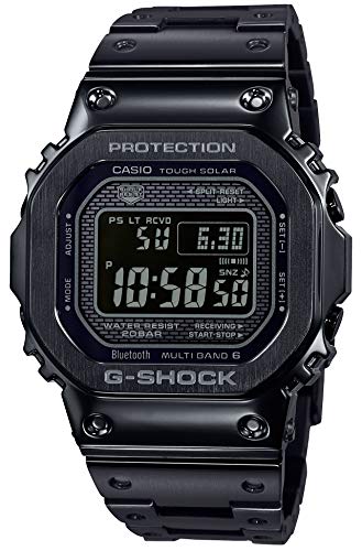 [Casio] G-Shock Watch [Domestic Genuine Product] Equipped with Bluetooth Full Metal Radio Solar GMW-B5000GD-1JF Men's Black - BanzaiHobby