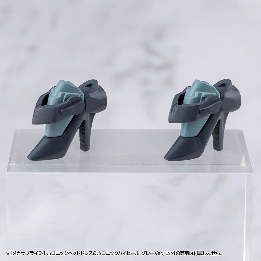 Kotobukiya MJ34J M.S.G Modeling Support Goods Mecha Supply 34 Holonic Head Dress & High Heels Gray Ver.