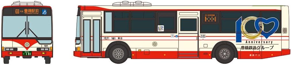 TOMYTEC The Bus Collection Bus Colle Toyotetsu Bus Toyohashi Railway Group 100th Anniversary 2-Car Set