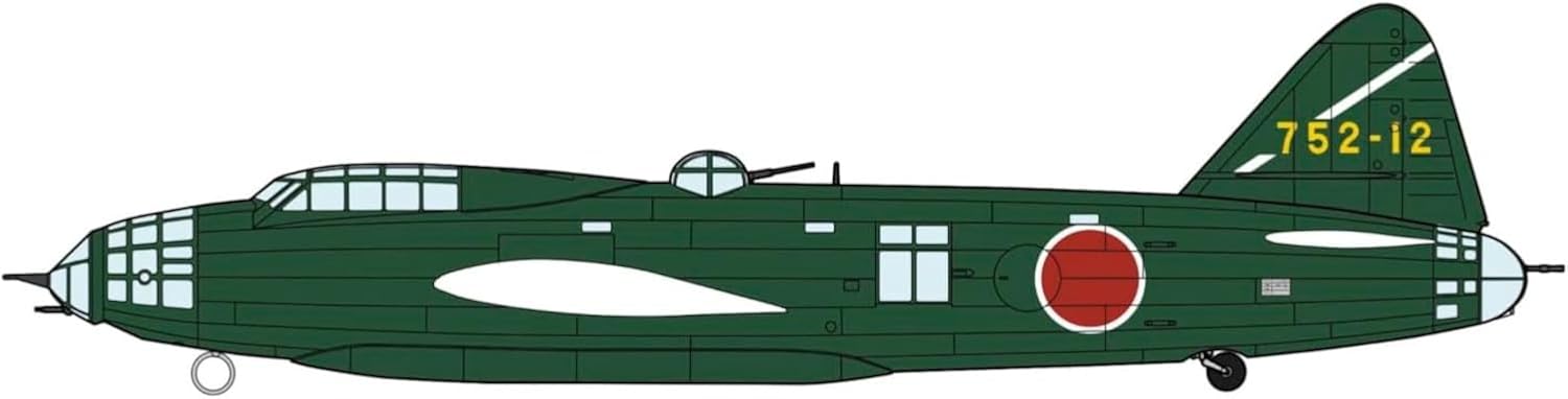 Hasegawa 02493 1/72 Mitsubishi G4M2A Type 1 Attack Bomber (Betty) Model 24 752nd Flying Group