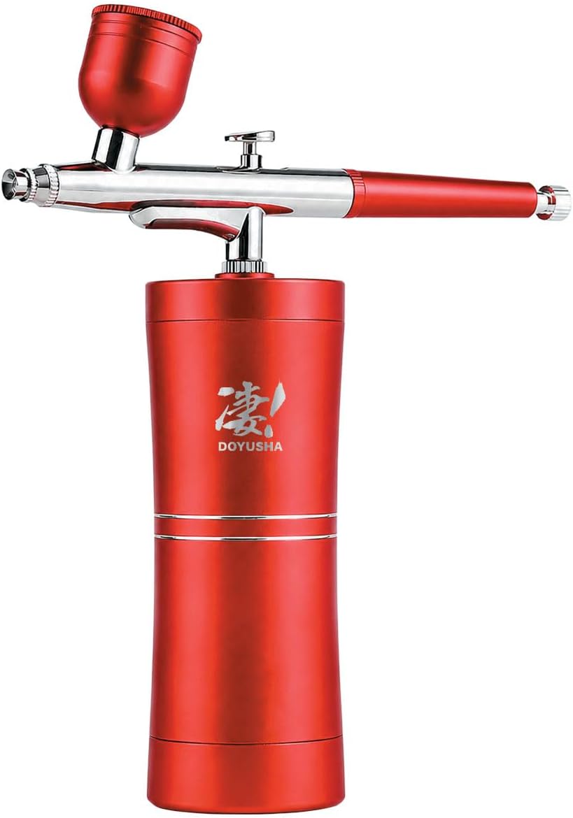Doyusha Awesome! Rechargeable Handy Air Compressor for Beginners Red - Doyusha Banzai Hobby