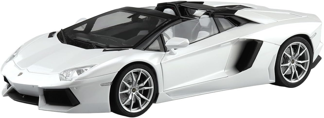 Aoshima 1/24 The Supercar No. 08 12 Lamborghini Aventador Roadster - BanzaiHobby