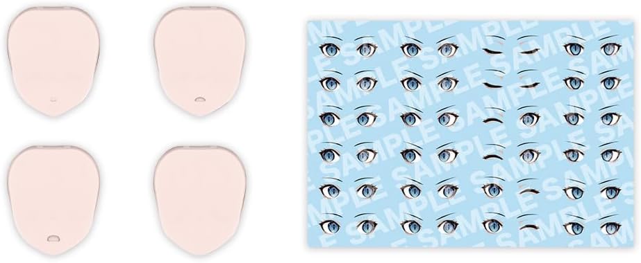 KOTOBUKIYA 1/10 Scale Creative Girl Garden Customized Face & Decal Set, Vol. 3 - BanzaiHobby