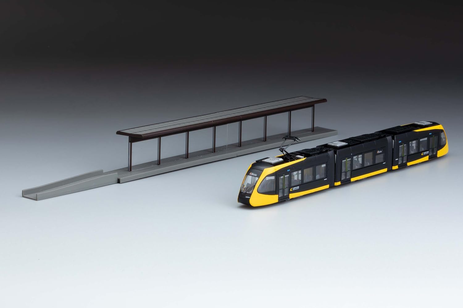 TOMYTEC (N Gauge) Railway Collection Utsunomiya Light Rail HU300 Series HU302 LIGHTLINE