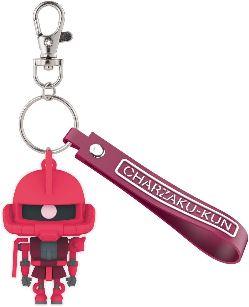 Bandai Gunpla-kun Charzaku-Kun 3D Rubber Mascot Keychain
