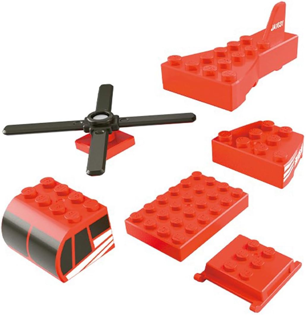 Tomica Plarail Block Fire Helicopter - BanzaiHobby