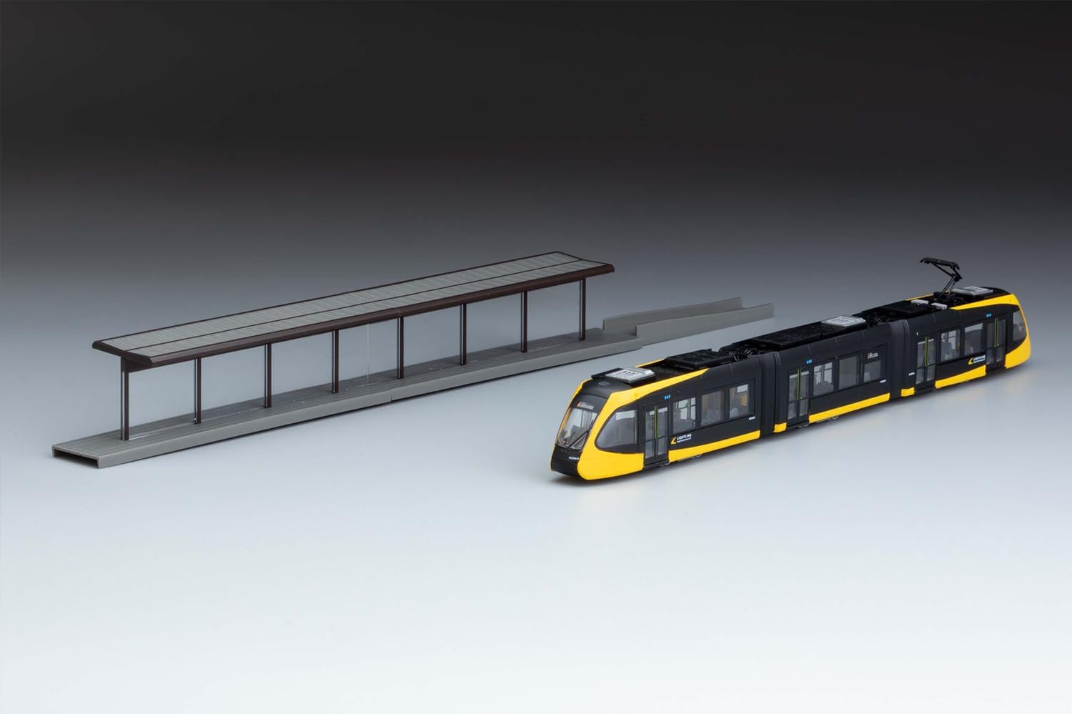 TOMYTEC (N Gauge) Railway Collection Utsunomiya Light Rail HU300 Series HU302 LIGHTLINE