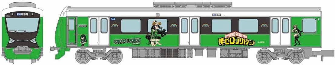 TOMYTEC 332121 Railway Collection My Hero Academia x Shizuoka Railway Tsuyu Asui